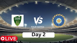 IND vs AUS PM 11 Match Day 2 LIVE  India vs Australia PM 11 Live Cricket Score  LIVE [upl. by Ahseihs]