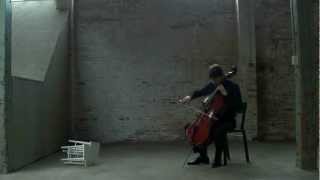 Rudolf Escher Sonata per violoncello solo  played by Örs Köszeghy [upl. by Domenic]