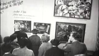 1937 Munich Exhibition of Degenerate Art [upl. by Nellak354]