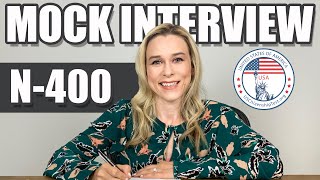 2024 US Citizenship Mock Interview  N400 Interview Simulation [upl. by Wivinia]