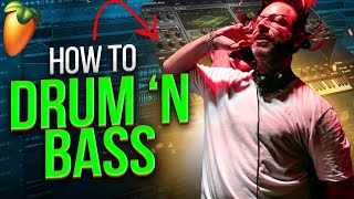 How To Drum And Bass FL Studio Tutorial [upl. by Reivad]