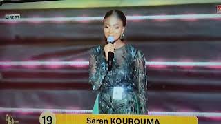 Miss Guinée 2023 le pitch de la detentrice de la couronne Saran Kourouma [upl. by Aiclef]