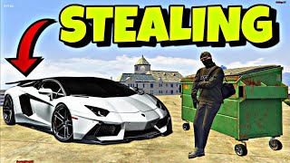 Stealing All SPORTS CARS i see Using TRASH VEHICLE in GTA 5 RP [upl. by Selrahcnhoj]