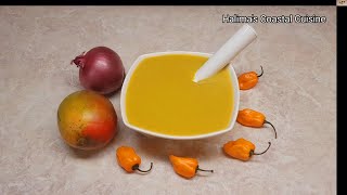 CHUTNEY MANGO CHUTNEY RECIPE PILIPILI YA KUPONDA YA MAEMBE HALIMAS COASTAL CUISINE [upl. by Dugald490]