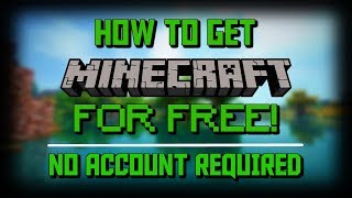 How to Get Minecraft for FREE  NO Account RequiredWorks with Multiplayer amp Latest Version [upl. by Prue]