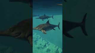 Icthyosaurus Release Animation jurassicworld jurassicworldevolution2 Ichthyosaurus [upl. by Pontus950]