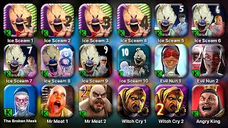 Ice Scream 18 amp United Evil Nun 12 amp TBM  Mr Meat 12 Witch Cry 12  Keplerians FULL GAMEPLAY [upl. by Calida]