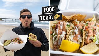 San Diego Mexican FOOD TOUR 3 types of TACOS 🌮 California Burrito amp Carne Asada Fries [upl. by Saire653]