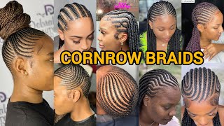 Beautiful Cornrow Braids Hairstyles in 2024  Cornrow Braids for Black Women [upl. by Boigie]