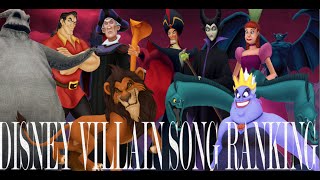 Top 10 Disney Villain Songs [upl. by Nnairahs]