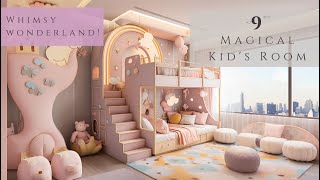 Enchanting Dreams 9 Magical Kids Room Interior Design Ideas with Unique Bunk Beds  Dream bedrooms [upl. by Yticilef451]