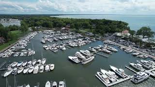 CIC Catawba Island Club  Catawba Island Ohio July 30th 2023 Drone Aerial Video [upl. by Notanhoj584]