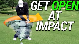 Best Rotation Drill To Get The Hips Open at Impact  THIS JUST WORKS [upl. by Baudin]