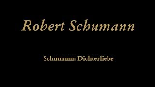 Robert Schumann  Dichterliebe Op 48 Im wunderschönen Monat Mai [upl. by Rosamond293]