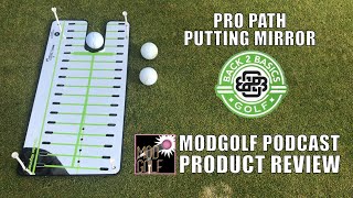 Pro Path Putting Mirror Review and ModGolfGiveaway​ Contest [upl. by Banna967]