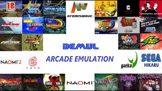 Demul Full rom Sets NaomiNaomi 2CaveAtomiswaveHikaruGaelcoSome Dreamcast [upl. by Ardussi]