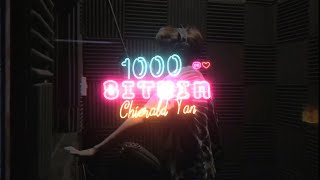 Chierald Tan  1000 Bituin Lyrics Video [upl. by Luapnaes]