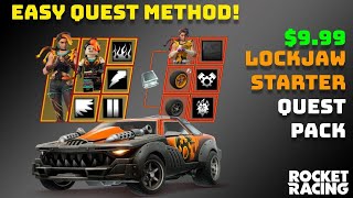 HOW TO EASILY COMPLETE LOCKJAW STARTER QUESTS Fortnite LockJaw Starter Quest Pack Review [upl. by Derr673]