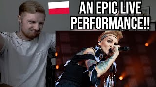 Reaction To Agnieszka Chylińska  Kiedy powiem sobie dość Poland Rock 2019 [upl. by Narej]