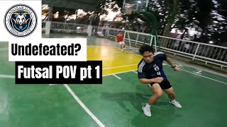 Can we remain undefeated Wolfram 5V5 Futsal POV PT 1 [upl. by Eitsirk]