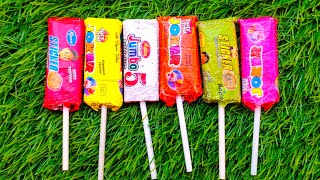 Lollipops Unpacking ASMR 🍭 Chupa Chups Big Babol Alpenliebe Lollipop Watermelon Lollipop [upl. by Ssidnac]