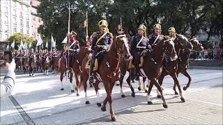 DESFILE GRANADEROS PLAZA SAN MARTIN [upl. by Ellehsar]