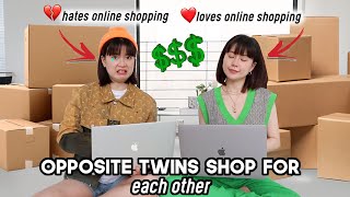 Opposite Twins Shop amp Style Outfits for Each Other and this is what happened  Q2HAN [upl. by Aisatana866]