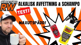 Testar Gör Det Med RW Alkalisk avfettning och schampo Maxutspädd [upl. by Jada540]