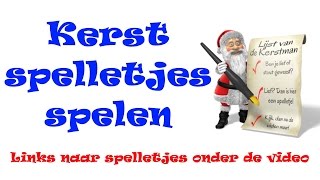 Leuke Kerst Spelletjes Spelen met Kerst op de Computer [upl. by Pogah553]