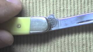 Case Yellow CV Pen Knife 109 32087 [upl. by Yerag]