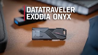 USB Flash Drive  DataTraveler® Exodia™ Onyx – Kingston Technology [upl. by Milinda326]