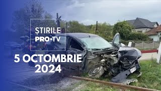 Știrile PRO TV  5 Octombrie 2024 [upl. by Acsicnarf]