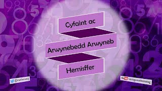 333 RhU Cyfaint ac Arwynebedd Arwyneb Hemisffer [upl. by Nosemaj]