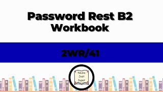 2WR zadstr 41  Password Reset B2  Workbook  odpowiedzi [upl. by Etnomaj400]