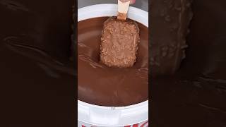 Giant Nutella amp KitKat Ice Cream Chocolate Dipping [upl. by Eiliab]