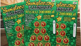 ⭐️ŚWIĄTECZNY KALENDARZ🎄premiera zdrapki lotto [upl. by Tammara]