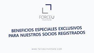 BENEFICIOS EXCLUSIVOS PARA SOCIOS FORCEUINSTITUTE [upl. by Caylor167]