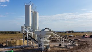 LPM Series Stationary Batch Plant Deployed in Texas [upl. by Dailey565]