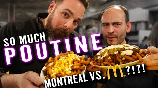 American tries MONTREAL POUTINE 3 places in 1 night [upl. by Minta]