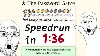 The Password Game Speedrun in 136 [upl. by Kaden403]