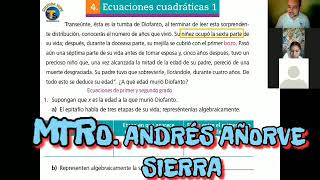 Ecuaciones cuadráticas 1 matemáticas 3 telesecundaria [upl. by Kristofer]