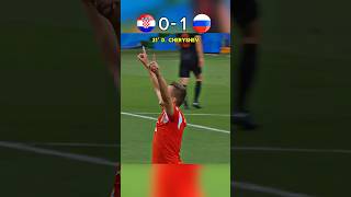 🇭🇷Croatia vs 🇷🇺Russia world cup 2018 🏆 Cheryshev Goal 🚀 [upl. by Myers]