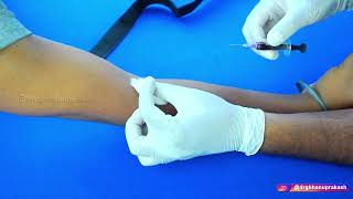 How To Do Venous Blood Sampling Venipuncture  StepbyStep Description of Procedure  Clinicals [upl. by Airad]