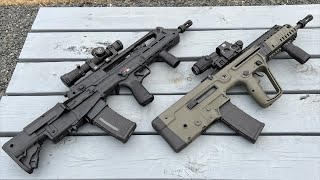 Springfield Hellion vs IWI X95 Tavor [upl. by Ahsenor309]