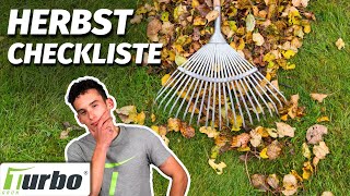 TIPPS für den Rasen im HERBST 🍁  die beste Rasenpflege  Turbogrün [upl. by Olihs]