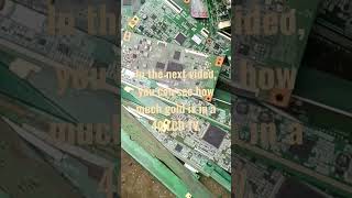 Gold Recovery From 40 LCD TV  shorts G Scrap [upl. by Eenad]