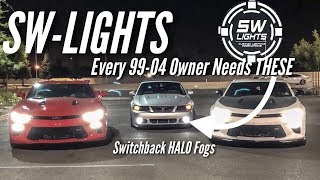 New SWITCHBACK HALO FOGS FOR MY COBRA 9904 Mustang How To [upl. by Panayiotis]