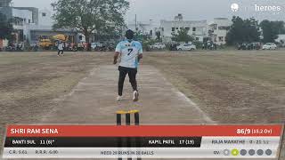 Live Cricket Match  SHRI KALASH vs SHRI RAM SENA  10Nov24 0305 PM 21 overs  SPL5 SUPER PREMIE [upl. by Eceinal222]