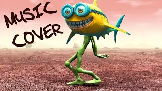 MINIONEXE vs SHARK Head EATER  Dame Tu Cosita Cover MUSIC COVER [upl. by Asek]