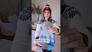 Free Mosaic Hat Pattern  Video Tutorial  6 Sizes Make a winter hat for the whole family [upl. by Esimorp]